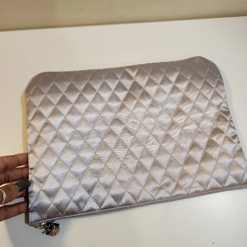 Marco Avane Gray Satchel Cosmetic bag NWT